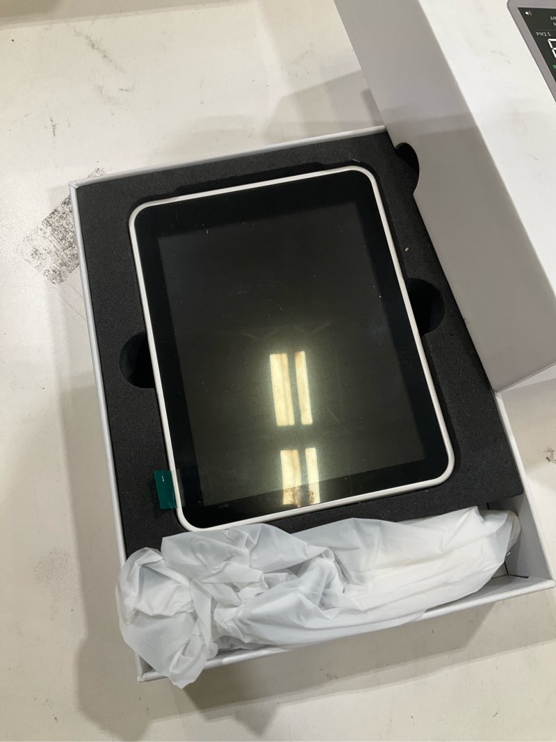 professional indoor air quality monitor with aqi alerts, portable real-time detector for home, car, plants & pet