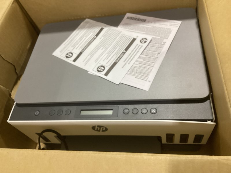 Condition photo showing As Is for hp smart tank 7001 wireless all-in-one ink tank printer, scanner, copier with 2 years of ink included, best-for-home office, cartridge-free refillable, ai-enabled (28b49a)