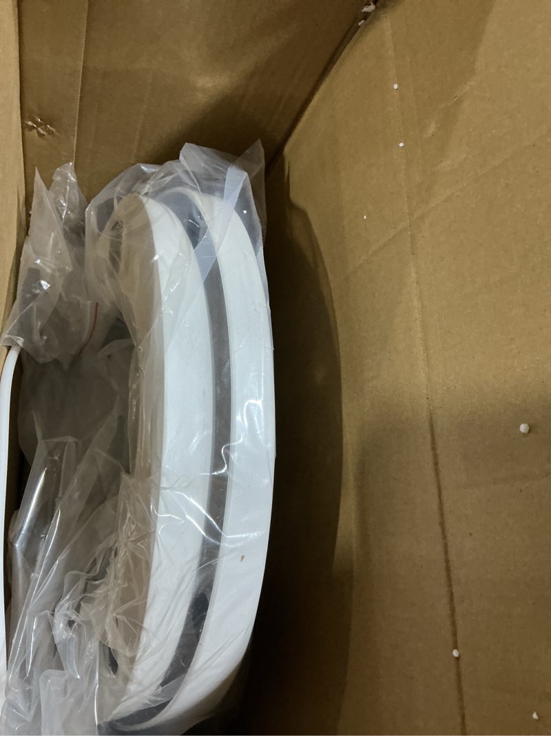 Condition photo showing As Is for combier cma210s-b bidet toilet seat with heated seat, turbo wash, warm water & air dryer – wireless remote + side panel control(elongated) oval