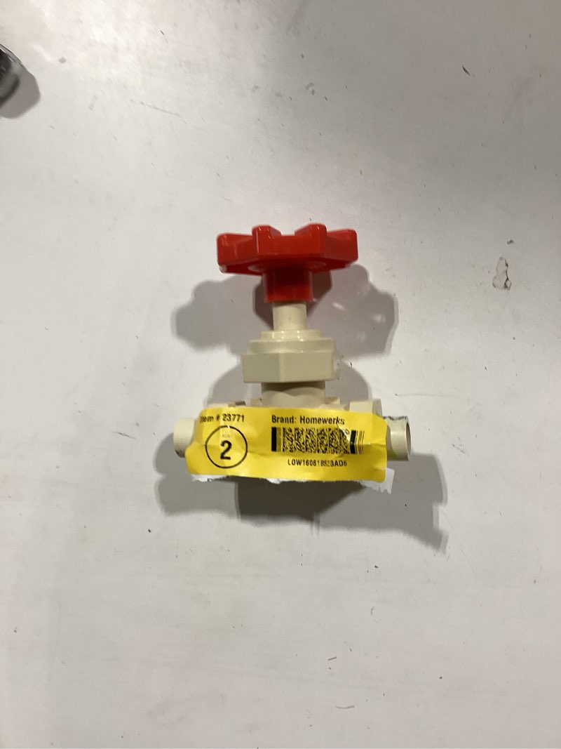 Condition photo showing Good Condition for reliabilt 1/2 in cpvc stop and waste valve