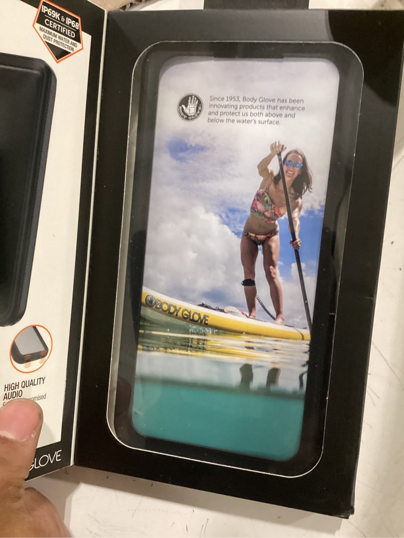Condition photo showing New/Like New for body glove tidal waterproof phone case for samsung galaxy a14 5g - black/gray