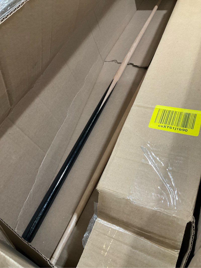 Condition photo showing Good Condition for wooden billiard house cue sticks shorty cues pool cues for kids hardwood billiard cue sticks 13mm glue-on tips,set of 2 36 set of 2