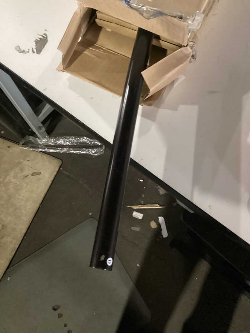 Condition photo showing Good Condition for zenna home curved shower curtain rod, no drill, 50-72 inch adjustable tension shower rod for bathroom, rustproof, non-slip, adds room in shower, bronze bronze 50" to 72"