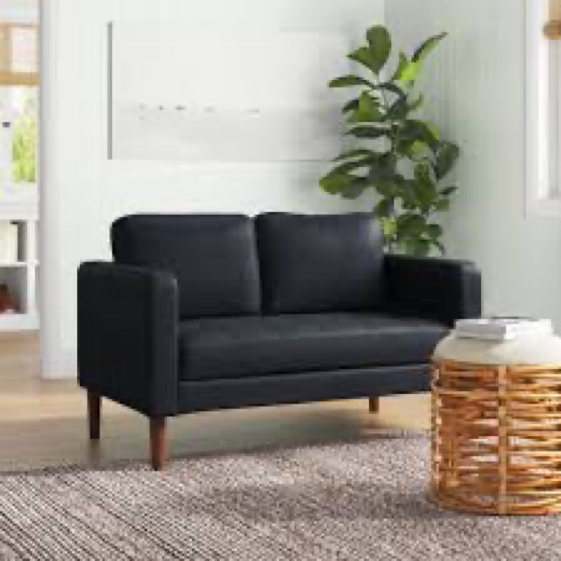 Sem 52.37'' Square Arm Loveseat