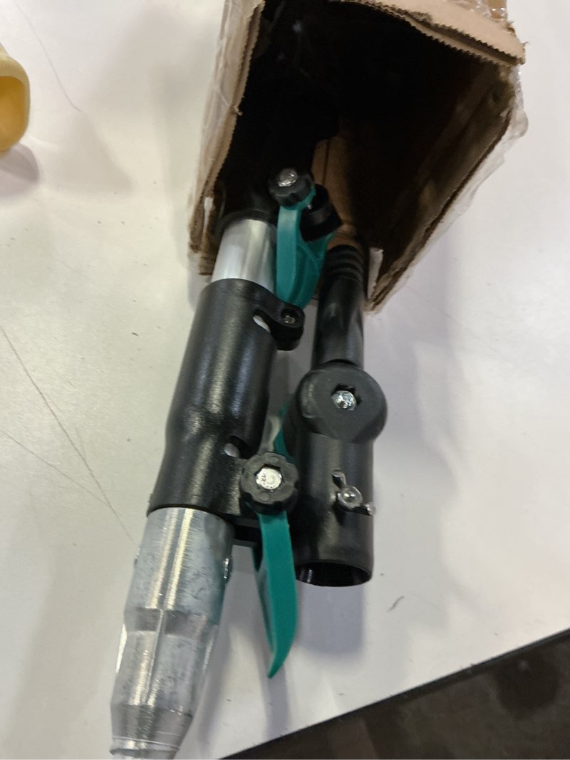 Condition photo showing Good Condition for telespro 20 foot high-reach duster kit with 5-12ft extendable pole - high ceiling duster cleaning kit with telescopic pole,cobweb duster, chenille ceiling fan duster, microfiber feather duster 12ft pole