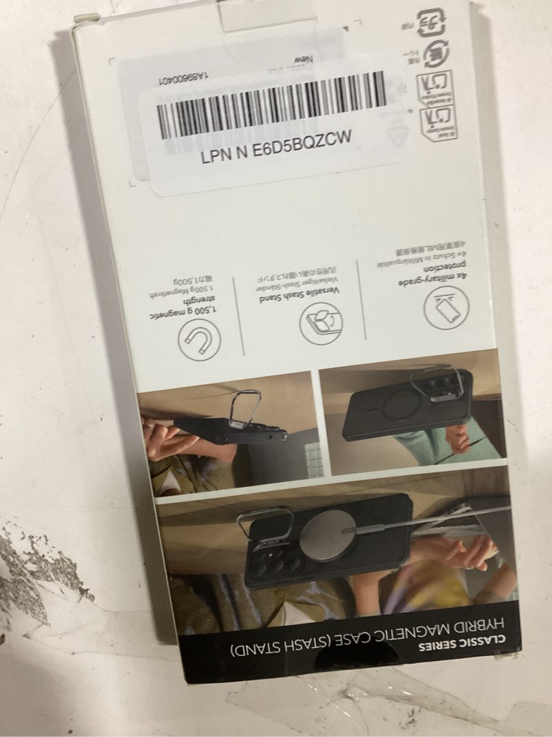 Condition photo showing Good Condition for esr for samsung galaxy s26 ultra phone case with stash stand, compatible with magsafe, military-grade protection, magnetic case for, scratch-resistant back cover, frosted navy blue s26 ultra frosted navy blue