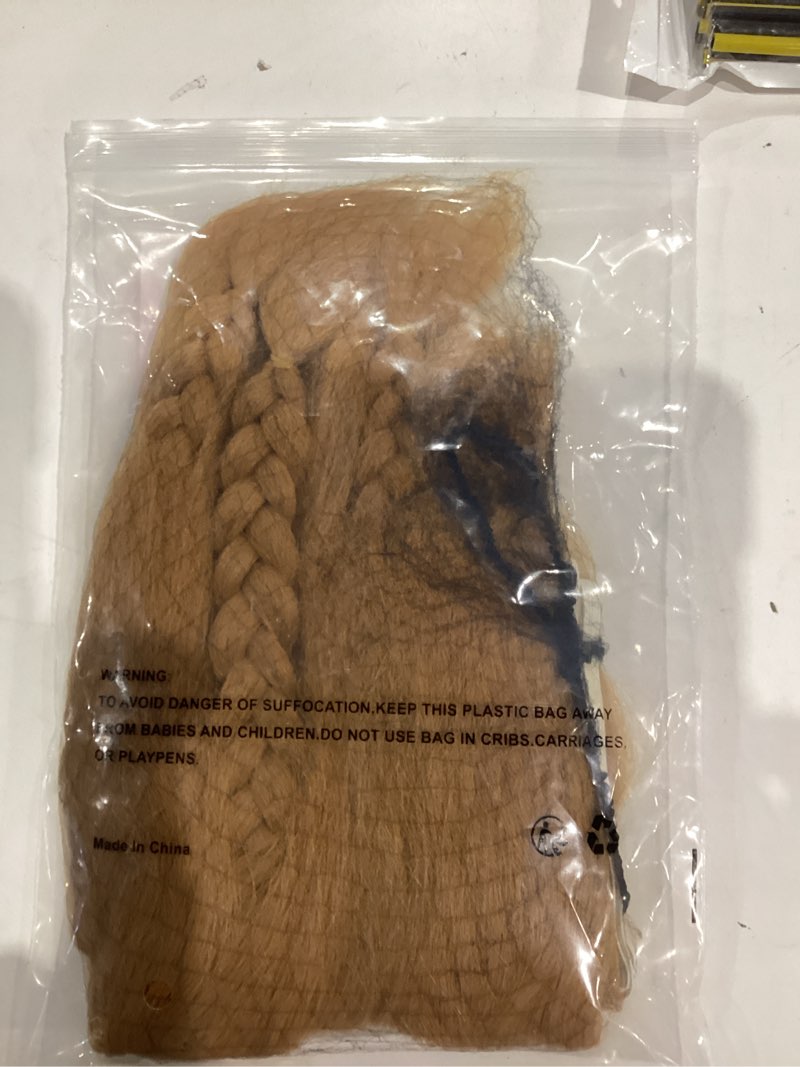 Condition photo showing New/Like New for Yan Dream Viking Dwarf Braided Synthetic Fake Beard with Mustache for Halloween Cosplay Costume Parties Ginger