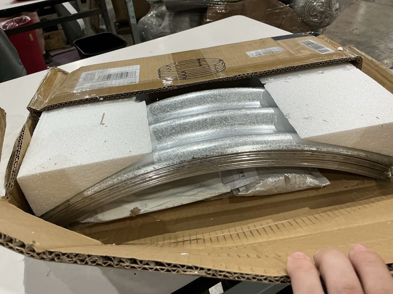 Condition photo showing Good Condition for 3pack 3x3x1ft galvanized raised garden bed, planter raised garden beds outdoor, round clearance raised garden beds for gardening vegetables…… 3x3x1(3pcs) round