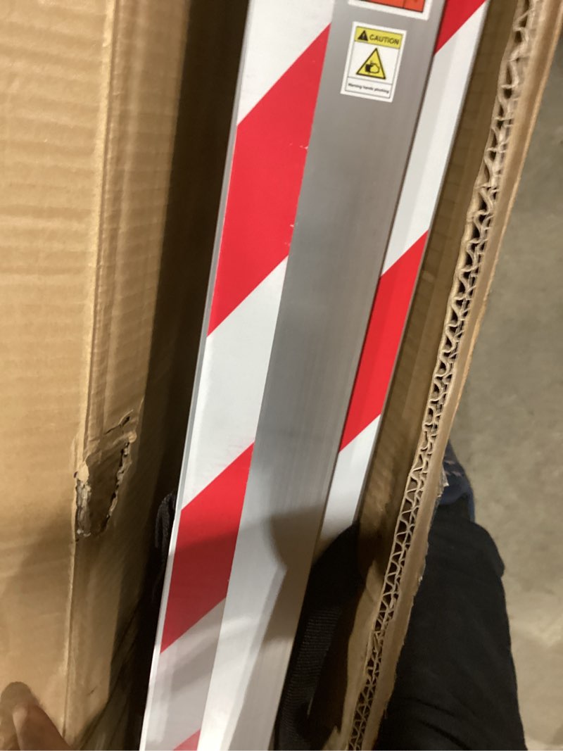 Condition photo showing Good Condition for Ruedamann 4FT x 33.5" Extra Wide Electric Scooter ramp Wheelchair ramp for Doorways, Lightweight with Handle, Heavy 800Lbs, Non-Slip Foldable Threshold Ramp for Big Wheelchair Walker Scooter Trailer 4FT (Usable Height 4.8"-12")