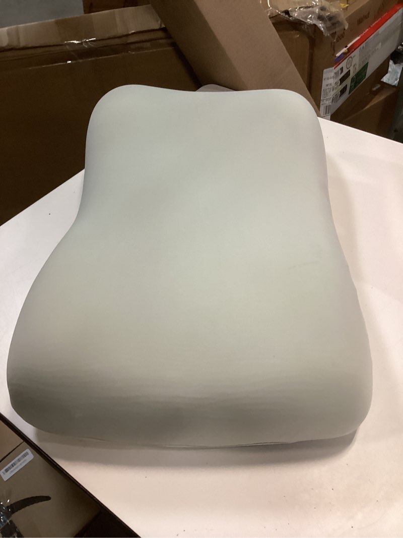 Condition photo showing Good Condition for C CUSHION LAB Deep Sleep Pillow, Patented Ergonomic Contour Design for Side & Back Sleepers, Orthopedic Cervical Shape Gently Cradles Head & Provides Neck Support & Shoulder Pain Relief - Calm Grey