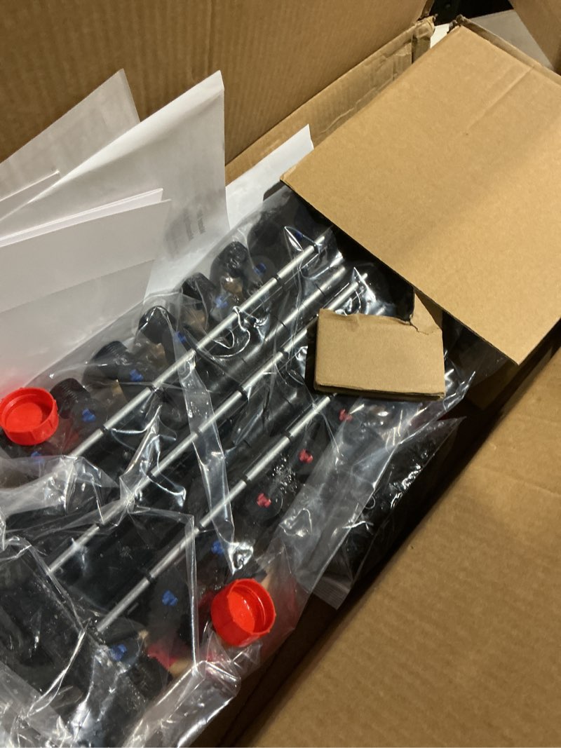 Condition photo showing Good Condition for 50243 24-port pex manifold | compatible with viega manabloc | 15 cold 9 hot water distribution | 3/4" inlet 1/2" zero lead poly alloy pex crimp | easy installation & color-coded ports 24 ports - 15 cold 9 hot