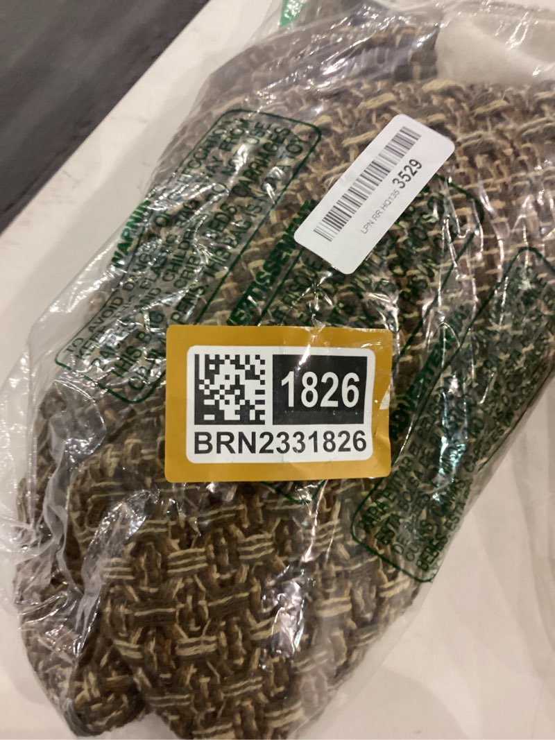 Square Foot Stool Handmade Floor Pouf Ottoman, Storage Floor Cushion Footstool for Living Room Bedro