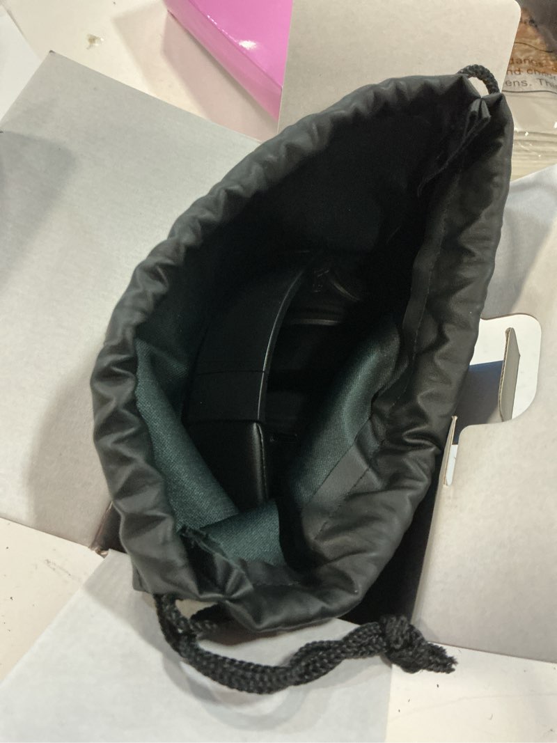 Condition photo showing New/Like New for infurture over ear headphones active noise cancelling headphones, h1 wireless bluetooth headset, deep bass headset, low latency, 90h playtime, foldable headphone for sport running cool gadgets gift black