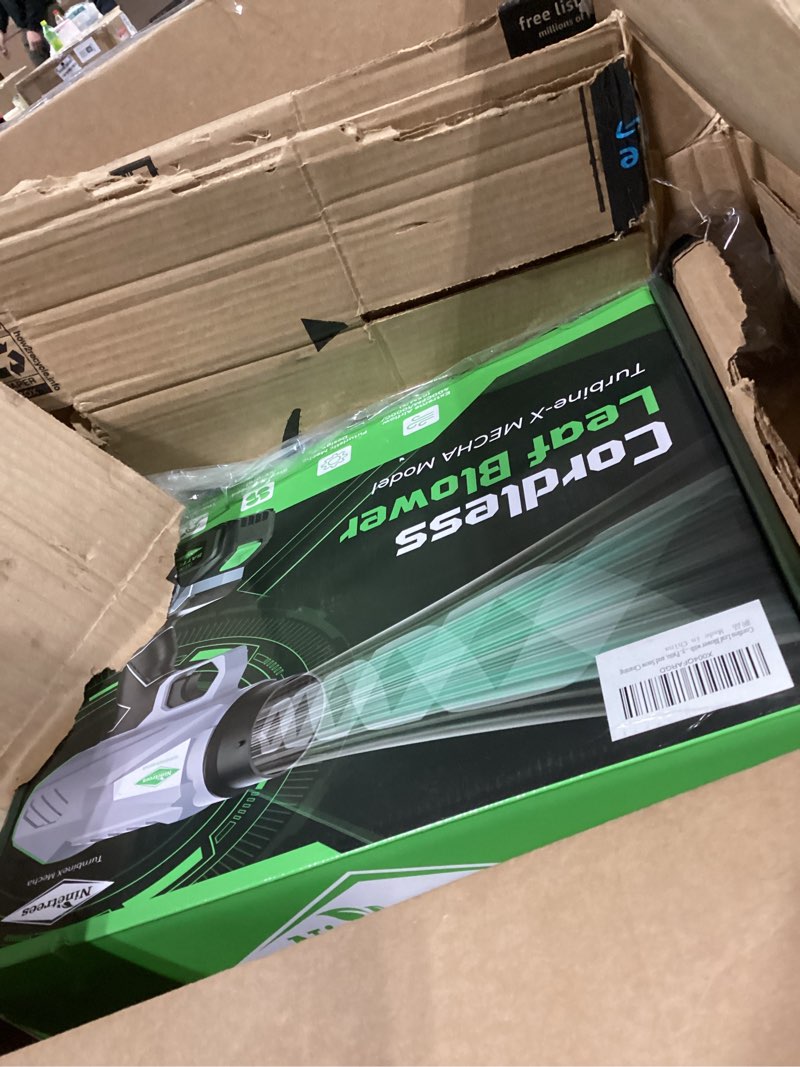 Condition photo showing Good Condition for EGO POWER+ Leaf Blower, Cordless Electric 756 CFM, Includes 56V 5.0Ah Battery and Charger - LB7654 765 CFM w/5.0Ah Battery