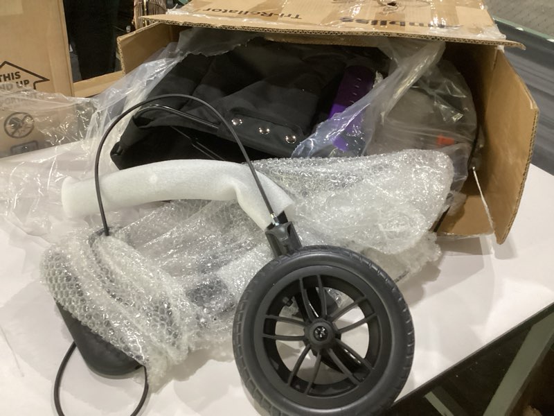 Condition photo showing As Is for ambliss rollator walker with seat for seniors,lightweight foldable rolling walker with 4 large 8" wheel,adjustable handle height & seat height,backrest,300 lbs capacity, storage basket & cup holder dark blue