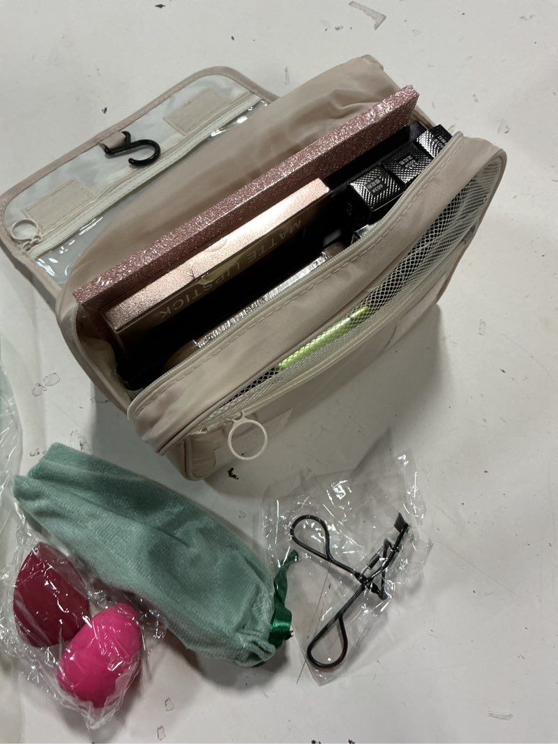 Condition photo showing New/Like New for all in one makeup kit for women full kit, professional travel makeup kit for women & teens, foundation eyeshadow lipstick brow pencil eyeliner contour powder, complete make up gift set for beginners