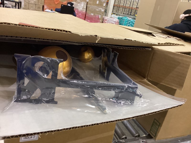 Deluxe Three Crosses Weathervane - White