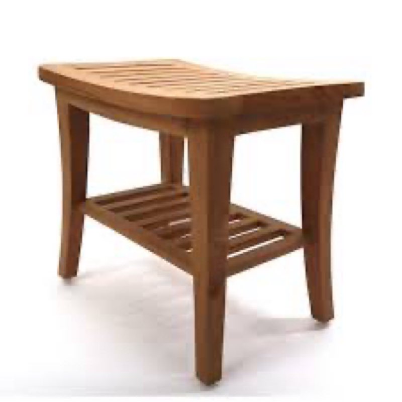 Redmon 5322 Genuine Teak Bench, Natural Woodgrain Finish