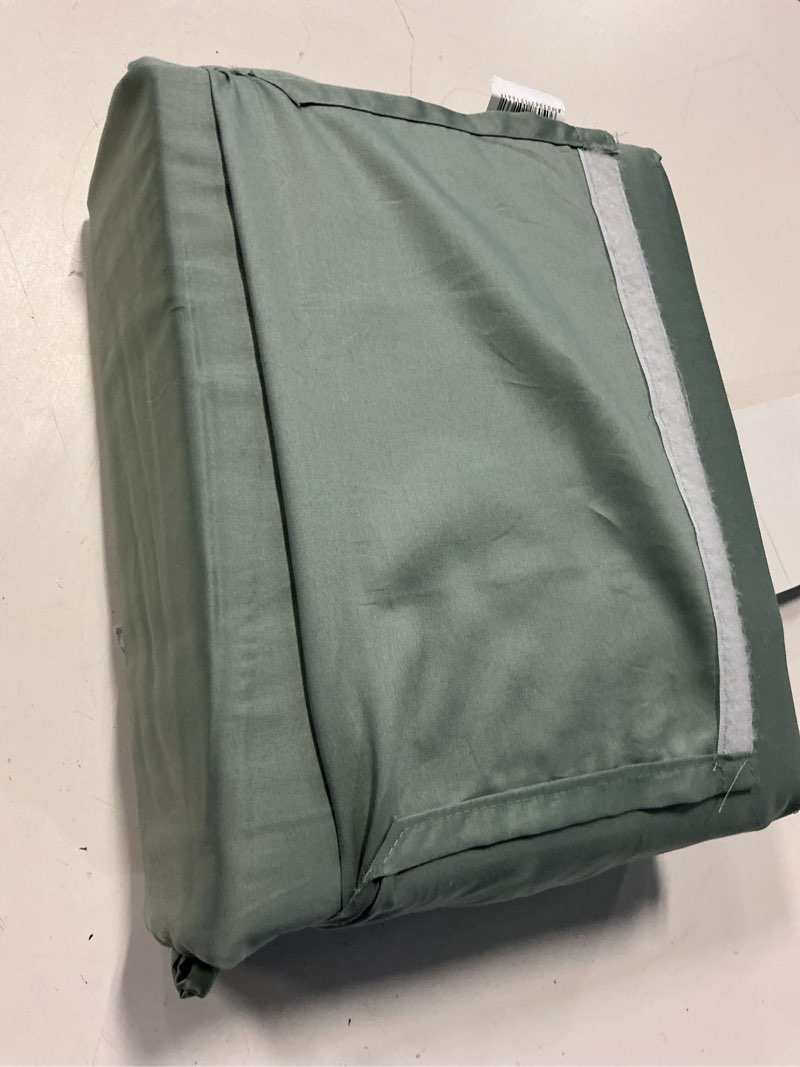 Condition photo showing Good Condition for hotel style 4-piece 600 thread count green egyptian cotton bed sheet set, queen - deep pocket
