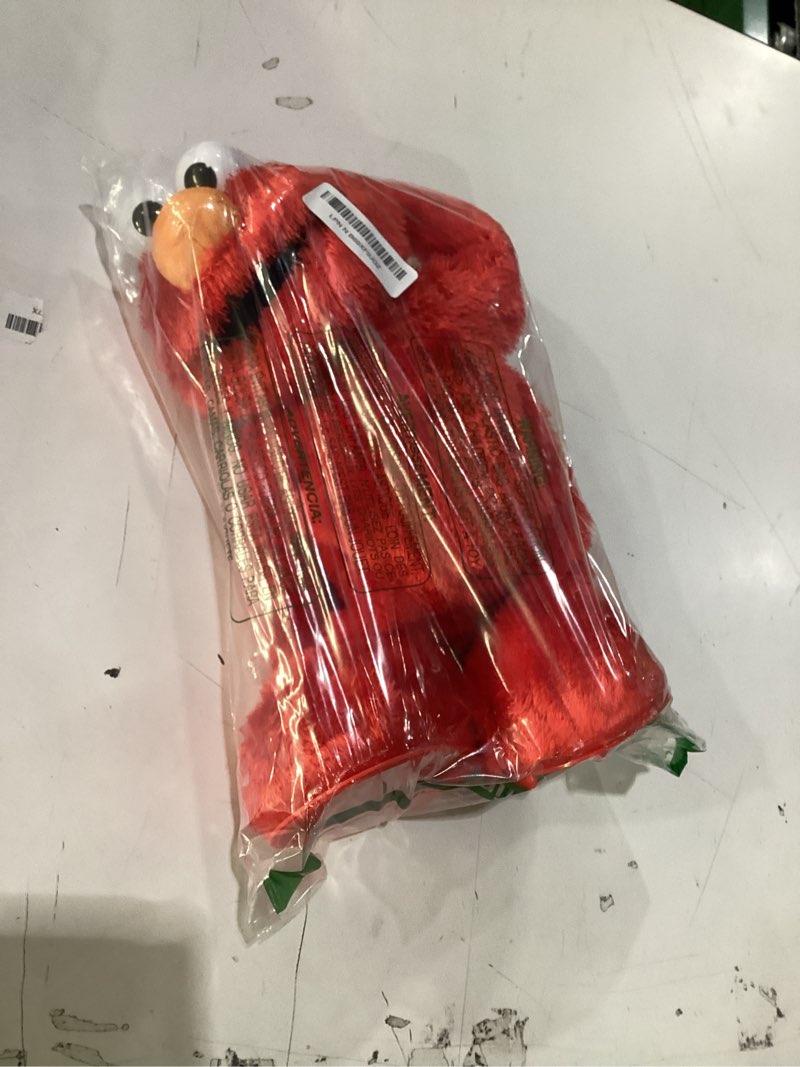 Condition photo showing Good Condition for Sesame Street Hokey Pokey Elmo 14” Interactive Plush Toy, Sings, Dances & Plays Music, Bilingual Stuffed Animal for Pretend Play, Soft & Huggable, Ages 18 Months and Up by Just Play