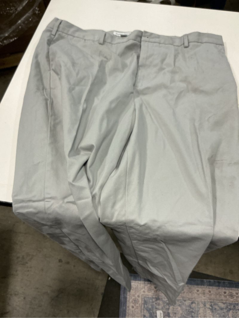 Condition photo showing As Is for Match Men's Slim Tapered Stretchy Casual Pants 42 8050 Silver Gray