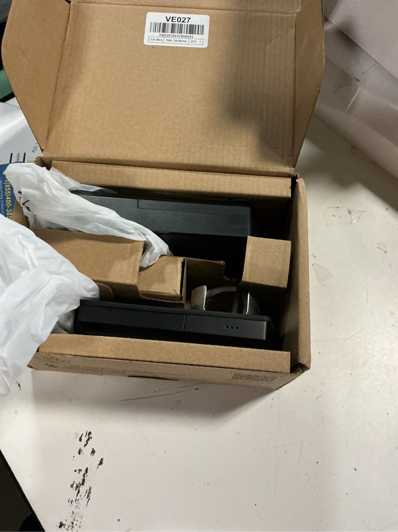 Condition photo showing Good Condition for veise ve027-h built-in wi-fi fingerprint smart deadbolt lock with handleset, app remote & voice control, keyless entry front door lock set, touchscreen keypad, auto-lock, easy setup, matte black