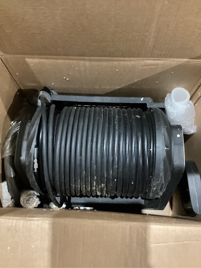 Condition photo showing Good Condition for Giraffe Tools Grandfalls Pressure Washer G30B, Max 2900 PSI, 2.2 GPM, Electric Wall Mounted Pressure Washer with 100ft Black Pressure Hoses, Foam Cannon, 4-Nozzles for Car/Driveways, Dark Silver Pressure Washer 135