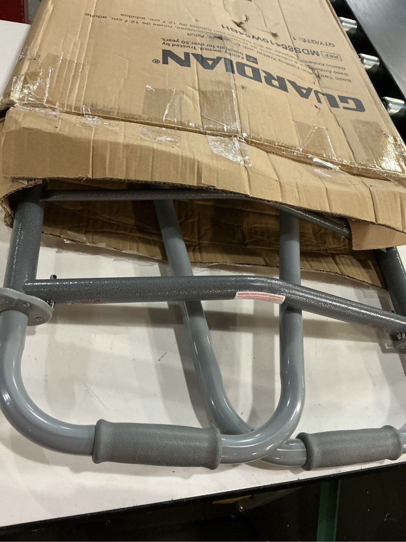 Condition photo showing Good Condition for medline lightweight folding walkers for seniors, adults with 5” wheels, steel frame supports up to 400 lbs.