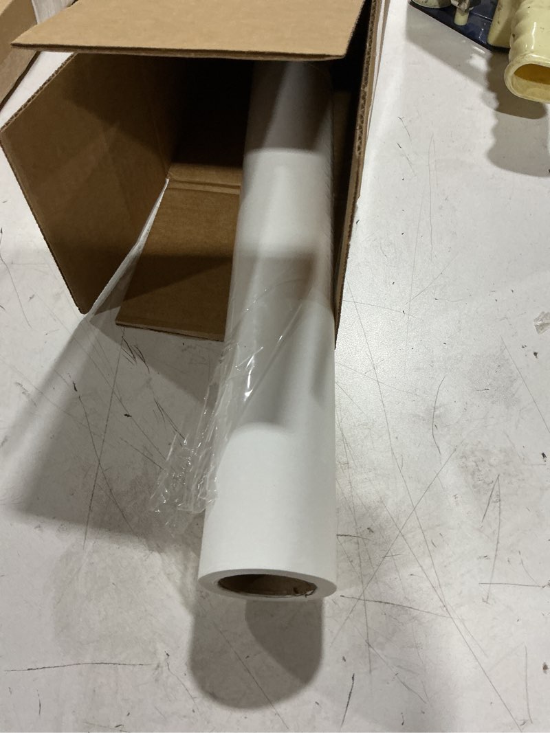 Condition photo showing As Is for tracing paper roll 24in x 30yd, white trace paper pattern paper translucent tracing paper for sewing, drawing, sketching, gift wrapping