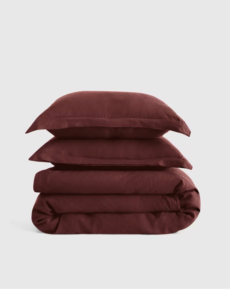 european linen double flange duvet cover set size king 