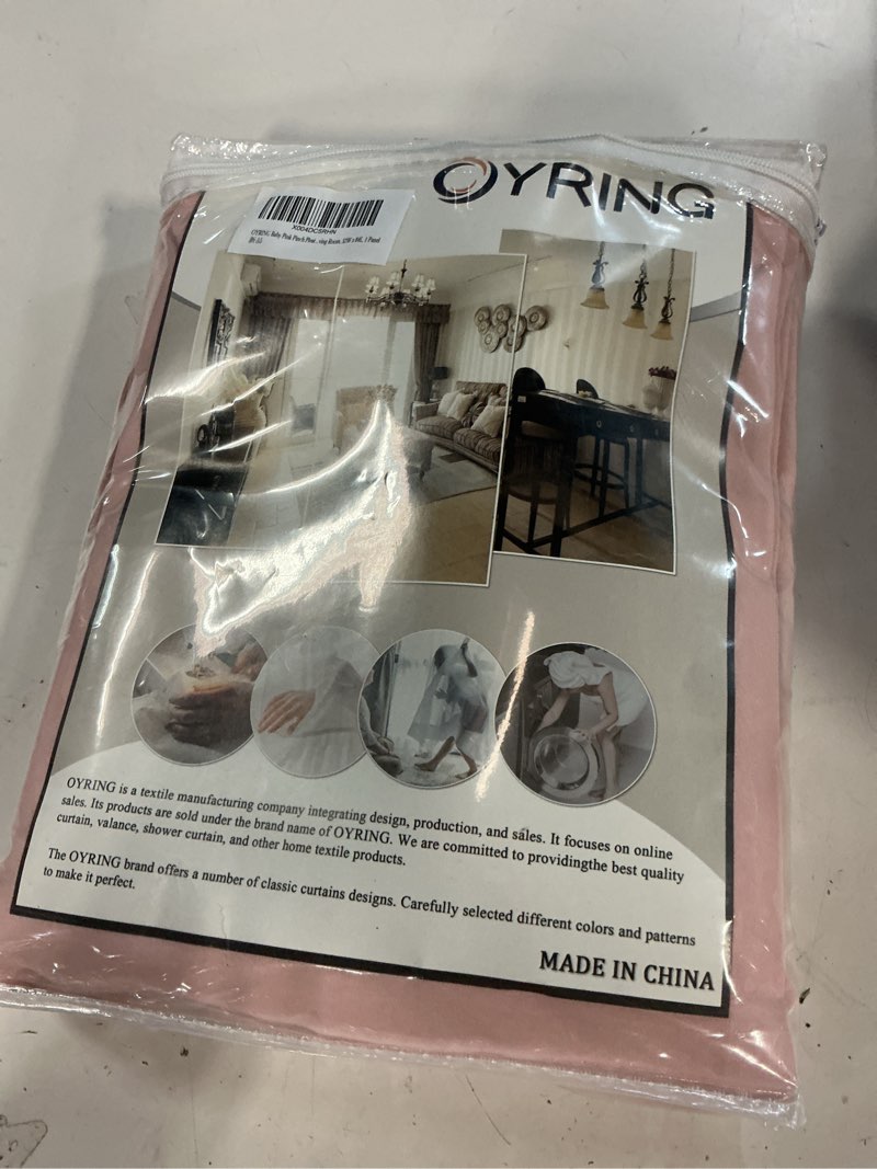 Condition photo showing New/Like New for baby pink pinch pleated blackout curtains 84 inch length for girls bedroom decor, room darkening thermal insulated pleated drapes with hooks for living room, 52w x 84l, 1 panel pink 52"w x 84"l (pack of 1)