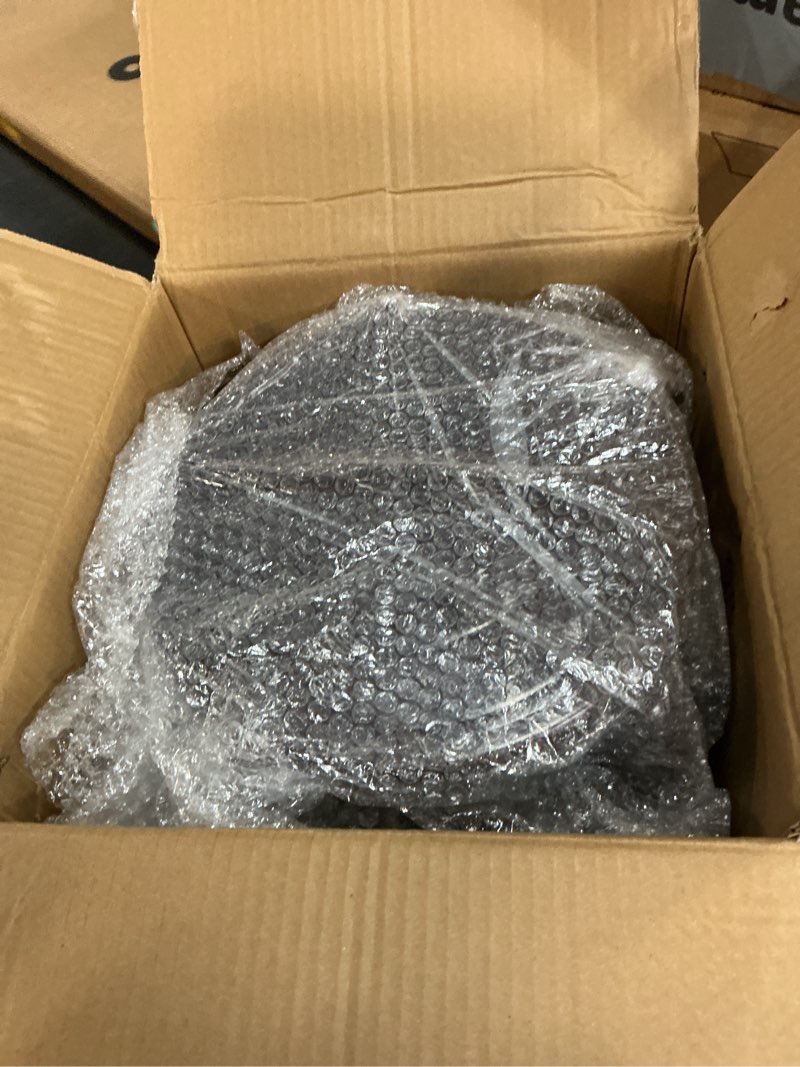 Condition photo showing Good Condition for Geetery 2 Pcs 4 to 12 in Wooden Plant Stands Indoor Chinese Oriental Plant Stand for Vase Fishbowl Flower Pot Lamp Redwood Base Vintage Display Rack Decor(12 Inch) 2 12 Inch