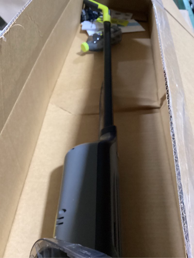 Condition photo showing As Is for Shark VACMOP Cordless Hard Floor Cleaner, Vacuum and Spray Mop, Powerful Suction, Lightweight, LED Headlights, Includes 4 Disposable Pads, 12oz Multi-Surface Cleaning Solution, Gray, VM252