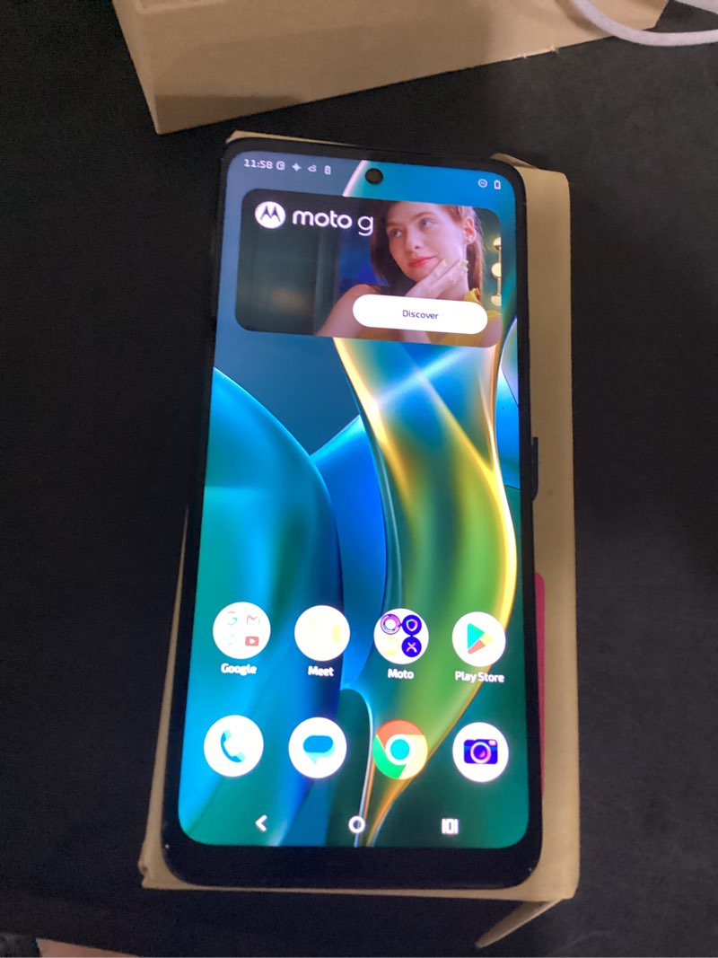 Condition photo showing New/Like New for working verified moto g - 2025 | unlocked | made for us 4/128gb | 50mp camera | forest gray