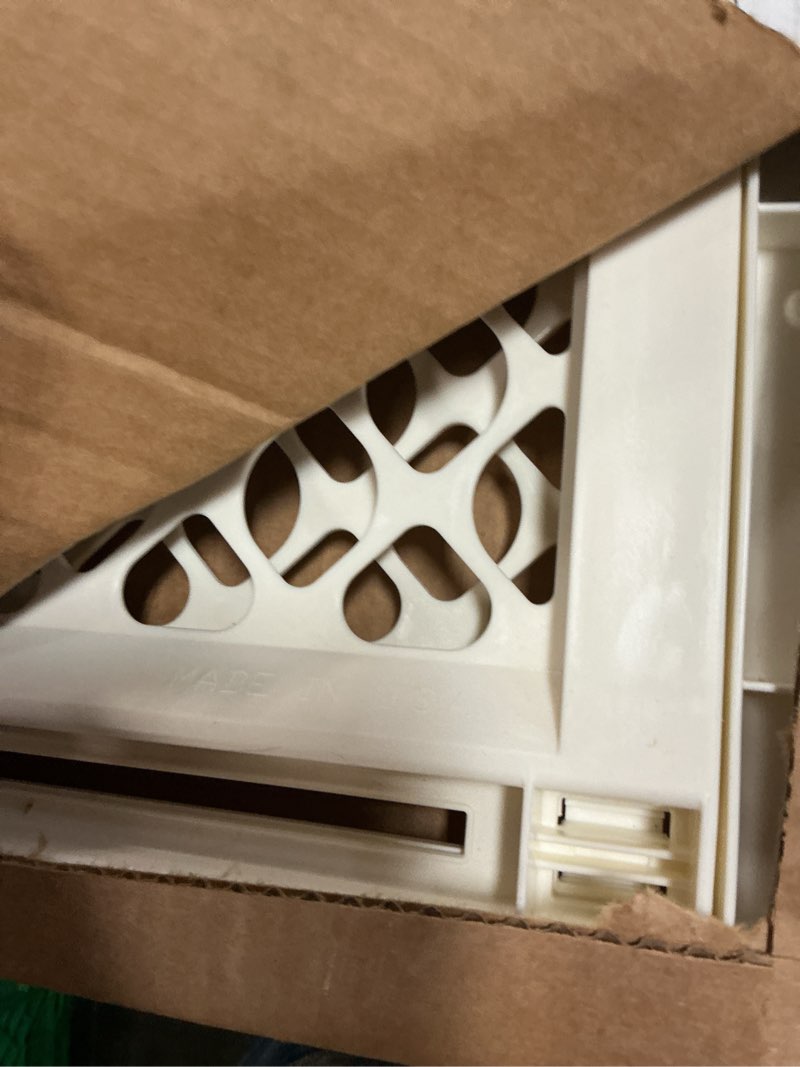Condition photo showing Good Condition for Toddleroo by North States - Supergate Ergo Baby Gate: Plastic Baby Gate for Stairs & Doorways - Adjustable Indoor Safety Gate - Made in USA - 26 to 42 Inches Wide - 26 Inches Tall - Ivory