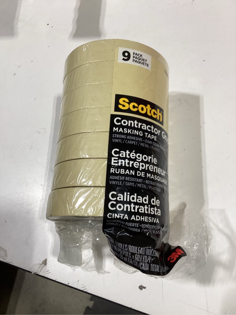 Condition photo showing As Is for 3m 2020-24a-cp 0.94 in. x 60.1 yd. painting production masking tape