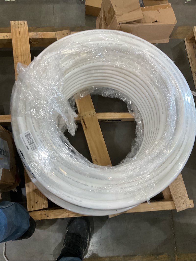 Condition photo showing Good Condition for sharkbite 1 inch x 300 feet white pex-b, pex pipe flexible water tubing for plumbing, u880w300 1 inch - 300 foot coil