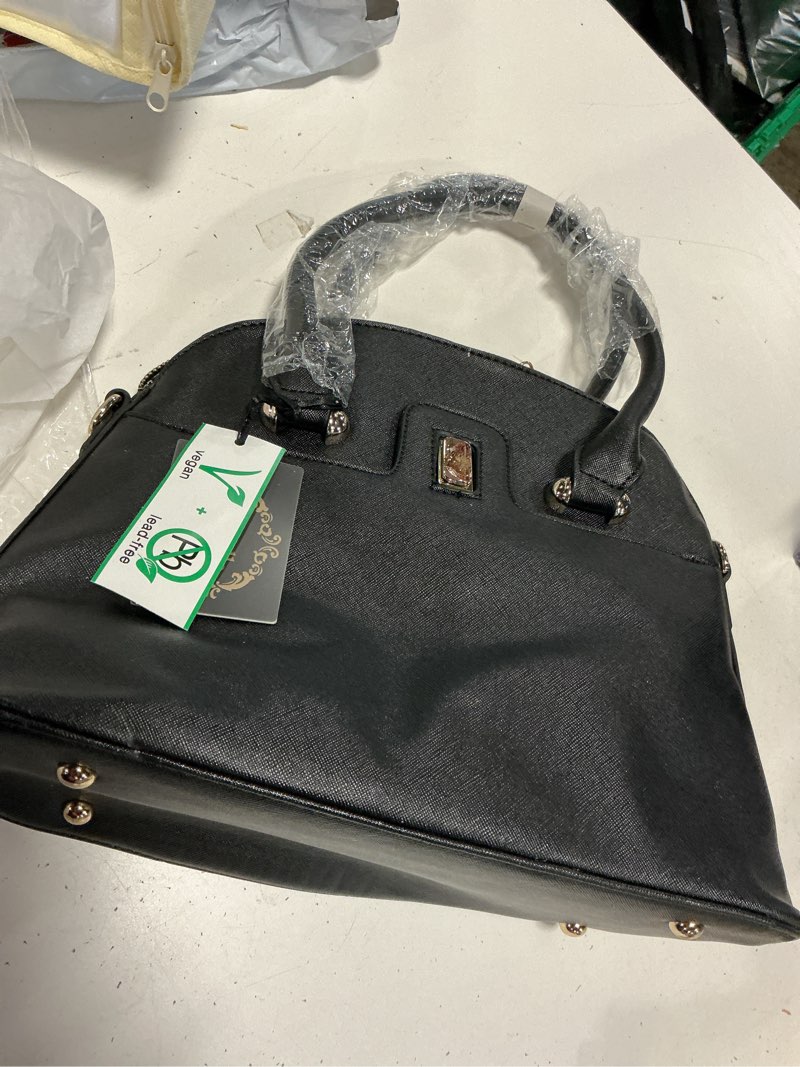 Condition photo showing Good Condition for saffiano small domed zip satchel