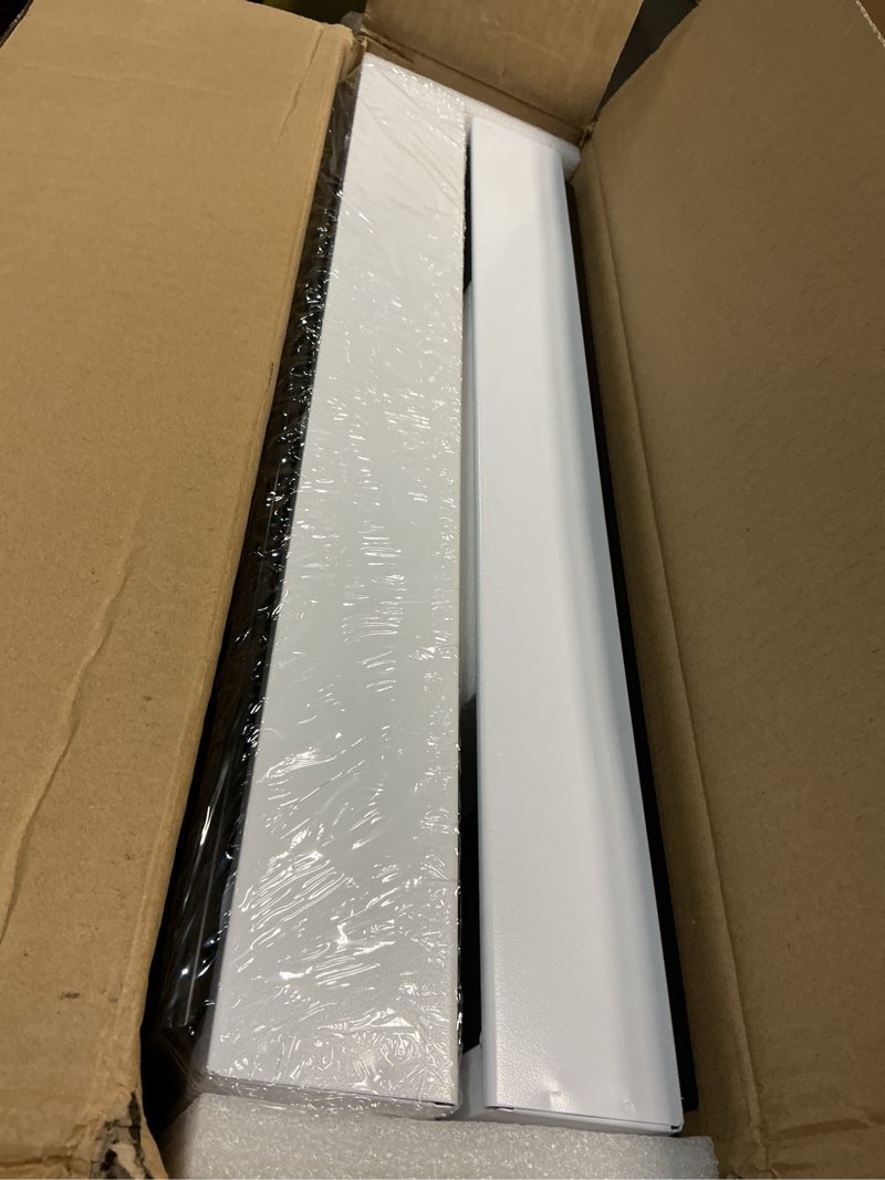 Condition photo showing New/Like New for 2Pack Expandable Pull Out Cabinet Organizer 21"Deep With Raising Pad for Framed Cabinets, Upgrade 3 Slide Rails Slide Out Drawers, Roll Out Shelves Adhesive,Adjustable Width 12.05"-20.4"White