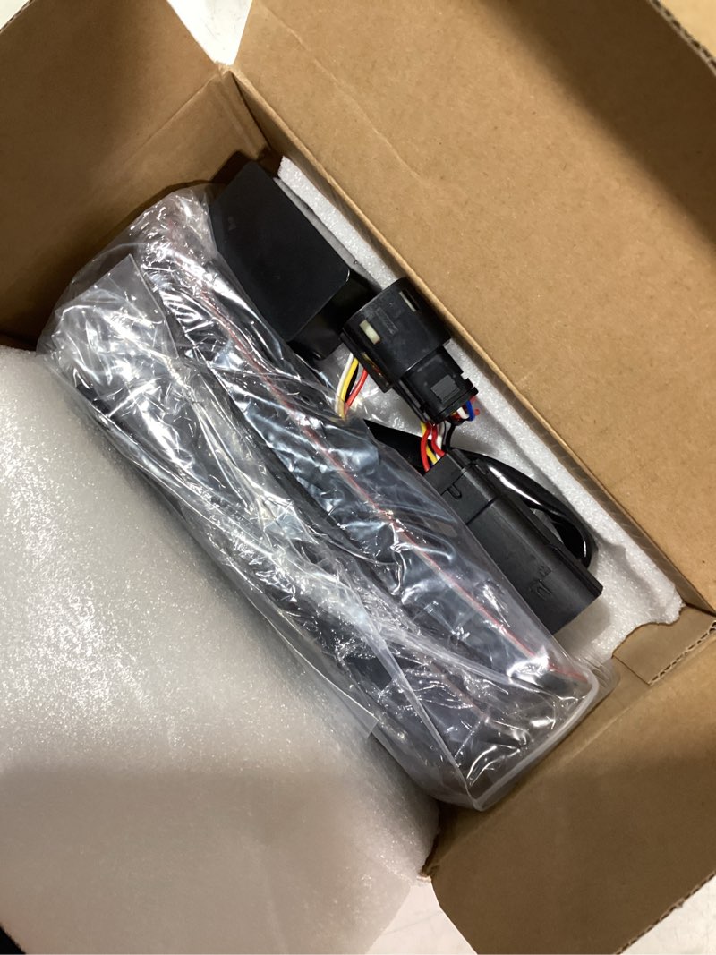 Condition photo showing As Is for motorcycle saddlebag tail light running brake sequential turn signal led lamp fit for harley touring street gilde road king road gilde electra glide ultra limited 2014-2023 (black lens)