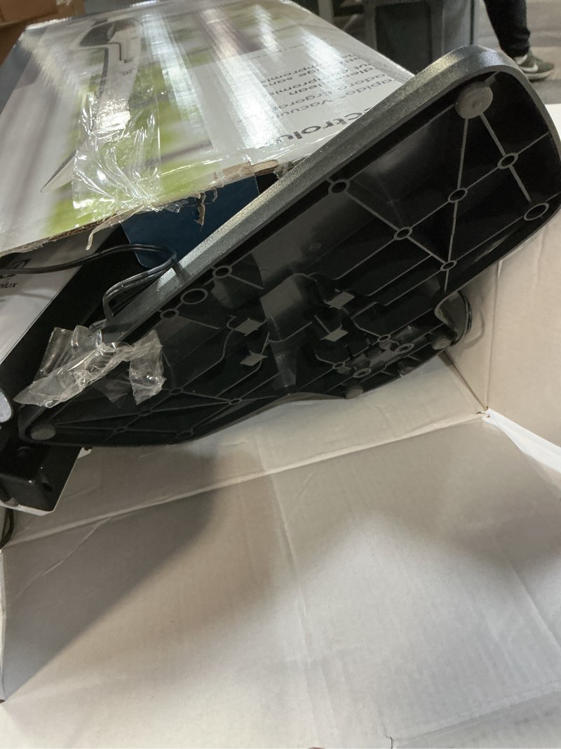 Condition photo showing As Is for Electrolux Ergorapido Stick Cleaner Lightweight Cordless Vacuum with LED Nozzle Lights and Turbo Battery Power, for Carpets and Hard Floors, in, Satin White