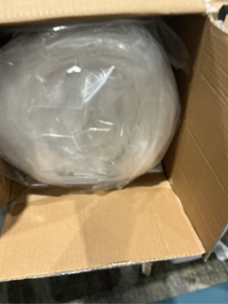 Condition photo showing New/Like New for fdw | 5 inch full mattress | medium firm | gel memory foam mattress | white | bed in a box, certipur-us certified | pressure relief, cooling ventilated foam | washable removable cover white full 5 in