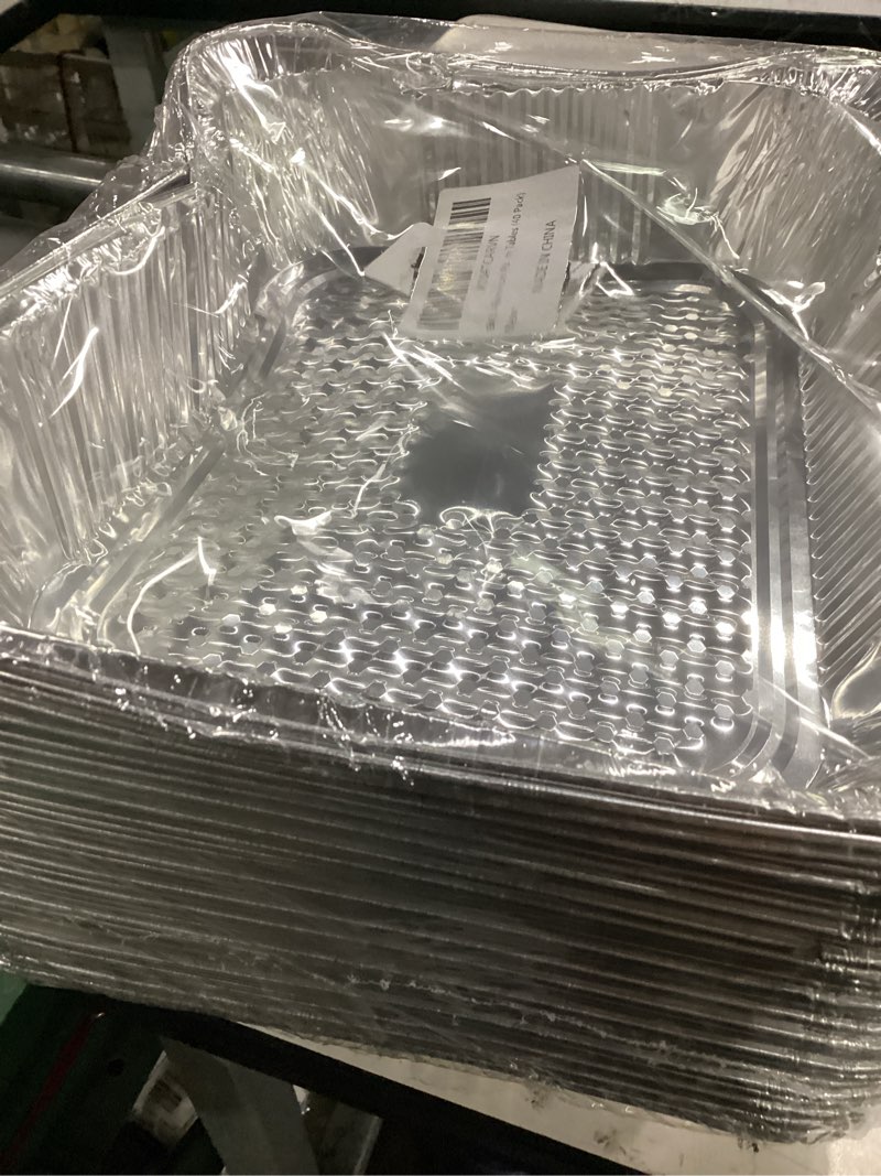 Condition photo showing Good Condition for 9x13 inch aluminum pans (40 pack) – disposable half-size foil pans, deep tin foil pan, disposable baking pans for cooking, heating, storing & prepping food, steam table deep trays, oven-safe
