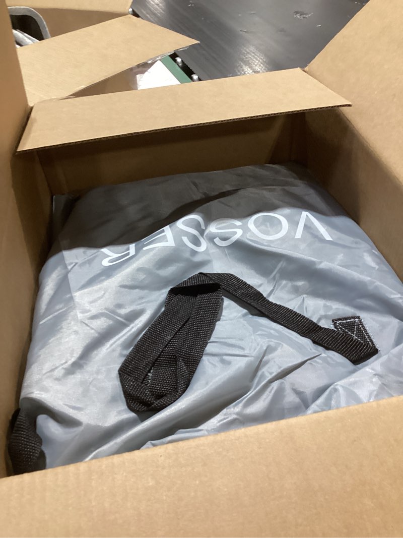 Condition photo showing Good Condition for Air Mattress Queen with Built in Pump,18'' Inflatable Mattress of Vertical Beams,Self Inflatable/Deflation Blow Up Mattress in 3 Mins,Flocked Top Airbed with Carry Bag for Home, Camping Blue Queen 18 inch