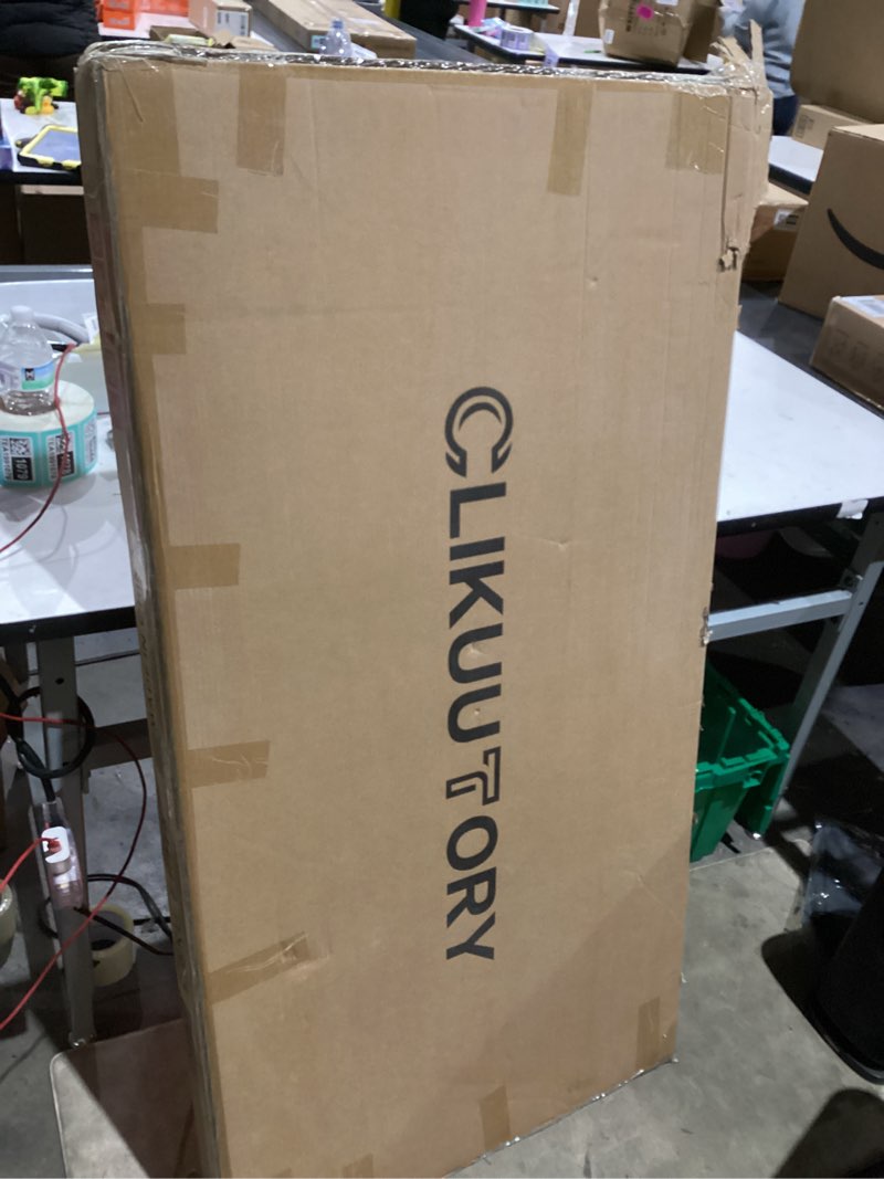 Clikuutory Washer Dryer Countertop, Melamine Countertop with Edge Rails - 27.5" Depth x 54" Width La