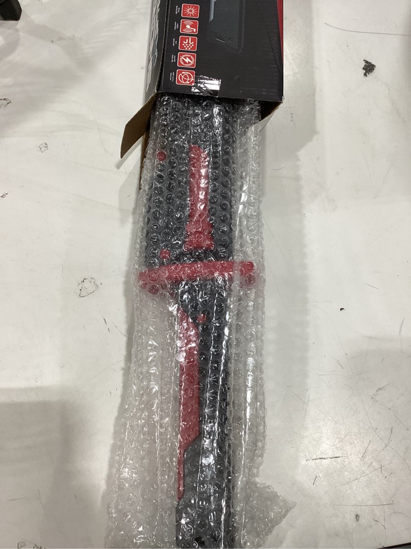 Condition photo showing Good Condition for rgb light up saber toy with smoke mist effect, 7 color neon lightsaber, sound effects and impact sensing, usb-c rechargeable toy sword for kids, 31.5 inch