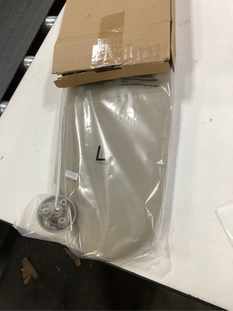 Condition photo showing New/Like New for ZONFANT Grey Left Driver Side Sun Visor Without Sunroof Compatible with Dodge Vehicle 2002 2003 2004 2005 2006 2007 2008 2009 Ram 1500 2500 3500, Replace#1CT11TL2AA