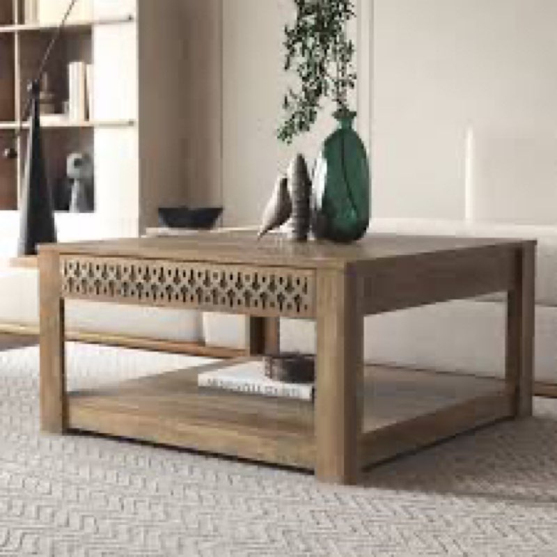 Brandarius 4 legs coffe table with storage