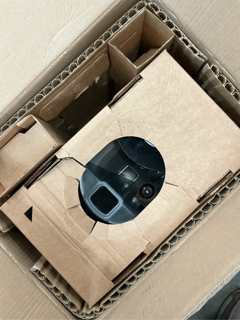 Condition photo showing As Is for De'Longhi True Brew Drip Coffee Maker, Built in Grinder, Single Serve, 8 oz to 24 oz, Hot or Iced Coffee, Stainless, CAM51025MB