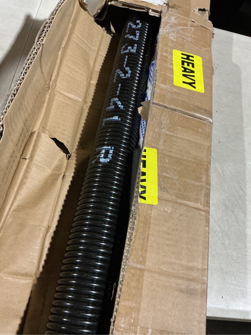 Condition photo showing As Is for pair of 2" garage door torsion springs set with non-slip winding bar & gloves,high precision electrophoresis black coated, for replacement & installation, min 16,000 cycles (0.273x2''x41'') 0.273x2"x41"